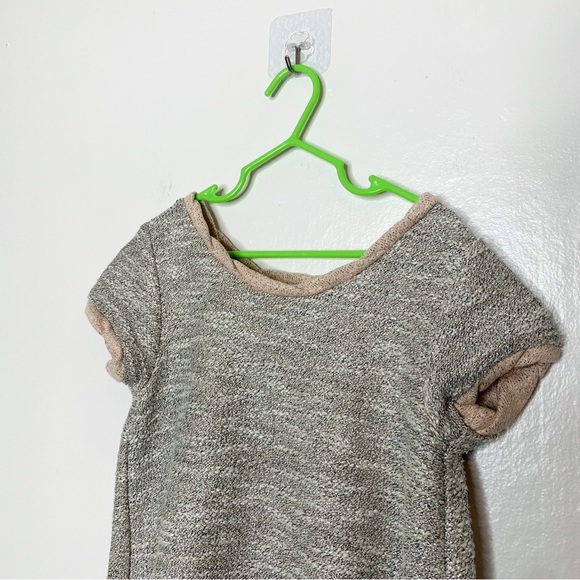 Splendid Girls Metallic Tweed Short‎ Sleeve Mini Dress 6X - Picture 3 of 8